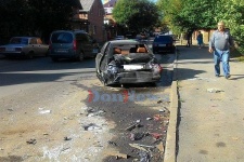 В крупной аварии в Ростове на Текучёва разбились вдребезги три машины