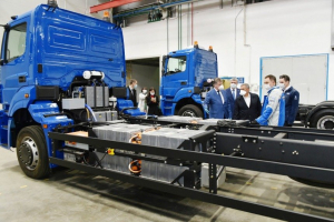 КАМАЗ построил свой первый электрический грузовик