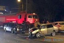 На Королёва в Ростове столкнулись два «ВАЗа» и Hyundai