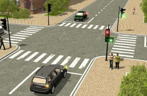 Ростовчанин просит обезопасить для пешеходов перекресток 
