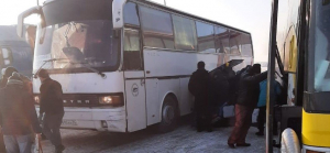 Автобус с пассажирами сломался на трассе М-4 в 20-градусный мороз