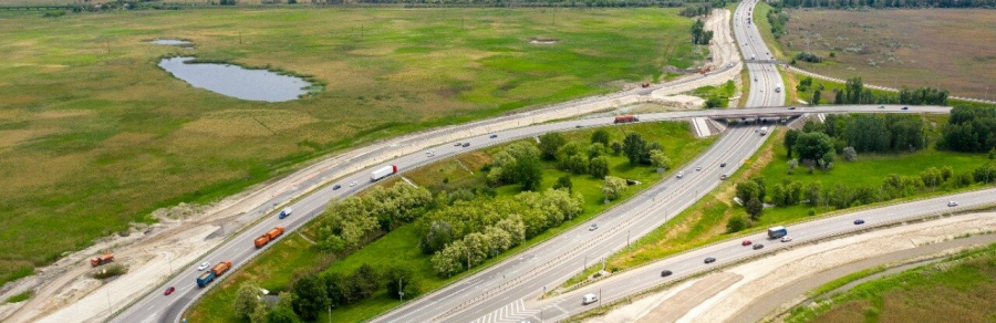 Участок Южного подъезда к Ростову с 10 июня сузят до двух полос