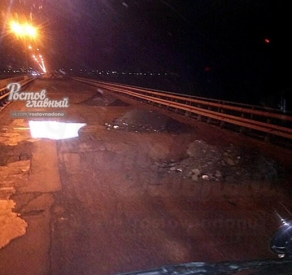 Ждут снега: ростовчан возмутил ремонт моста на дороге М-4 «Дон»