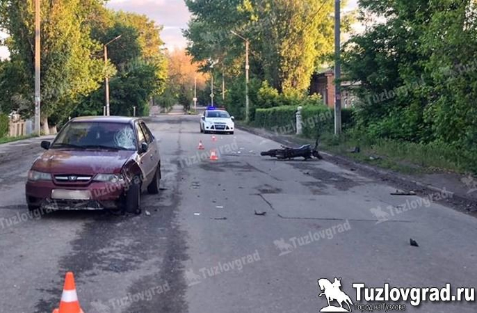 В Новочеркасске пьяный мотоциклист спровоцировал ДТП
