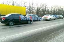 Под Ростовом столкнулись 8 машин